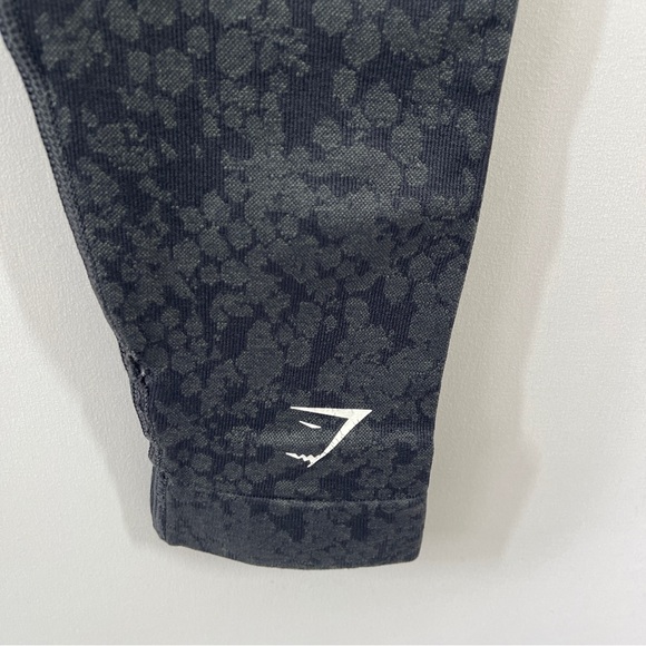 Gymshark Gray Black Leggings Size S High Waisted Athletic Workout Casual - Picture 4 of 7